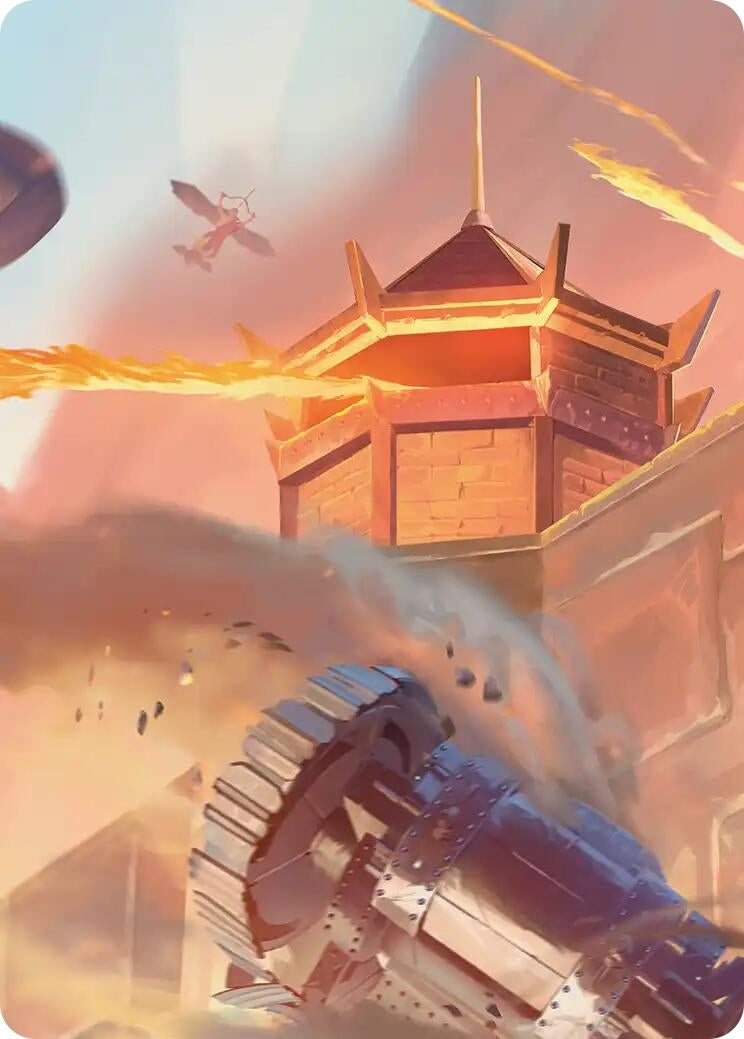 Image for Fire Nation Turret Art Card (Avatar: The Last Airbender) - Magic: The Gathering