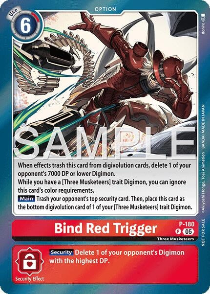 Image for Bind Red Trigger (Event Pack 8) (P-180 P) - Digimon Card Game