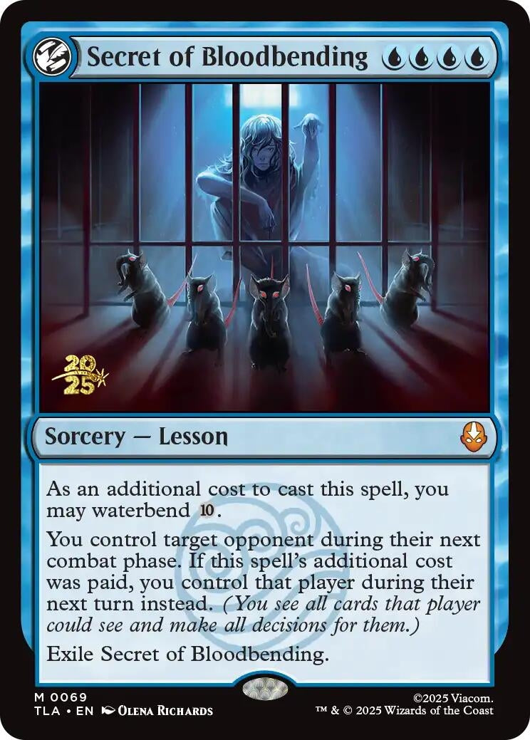 Image for Secret of Bloodbending (69) (Prerelease Cards) - Magic: The Gathering
