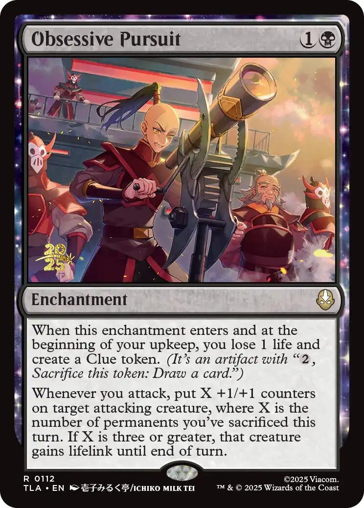 Image for Obsessive Pursuit (112) (Prerelease Cards) - Magic: The Gathering