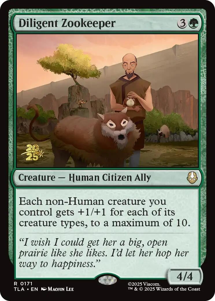 Image for Diligent Zookeeper (171) (Prerelease Cards) - Magic: The Gathering