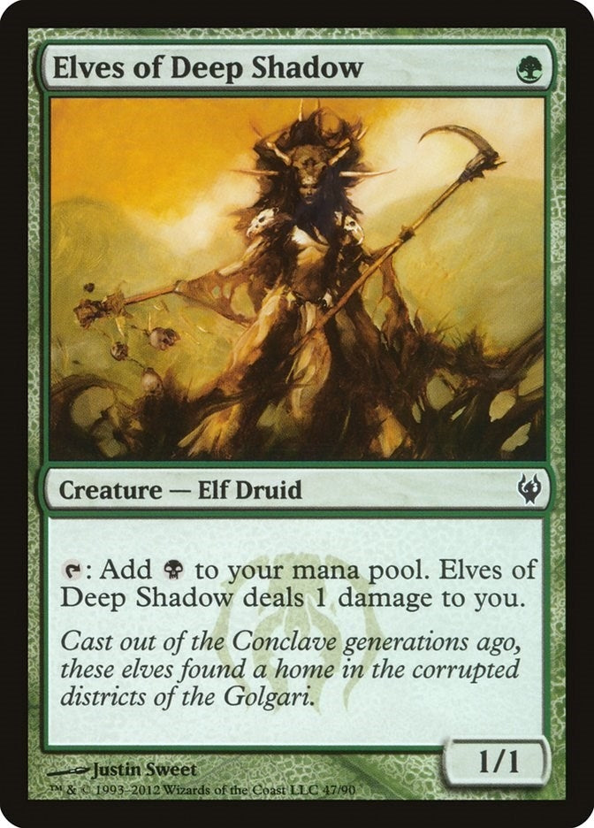 Image for Elves of Deep Shadow (47) (Duel Decks: Izzet vs. Golgari) - Magic: The Gathering