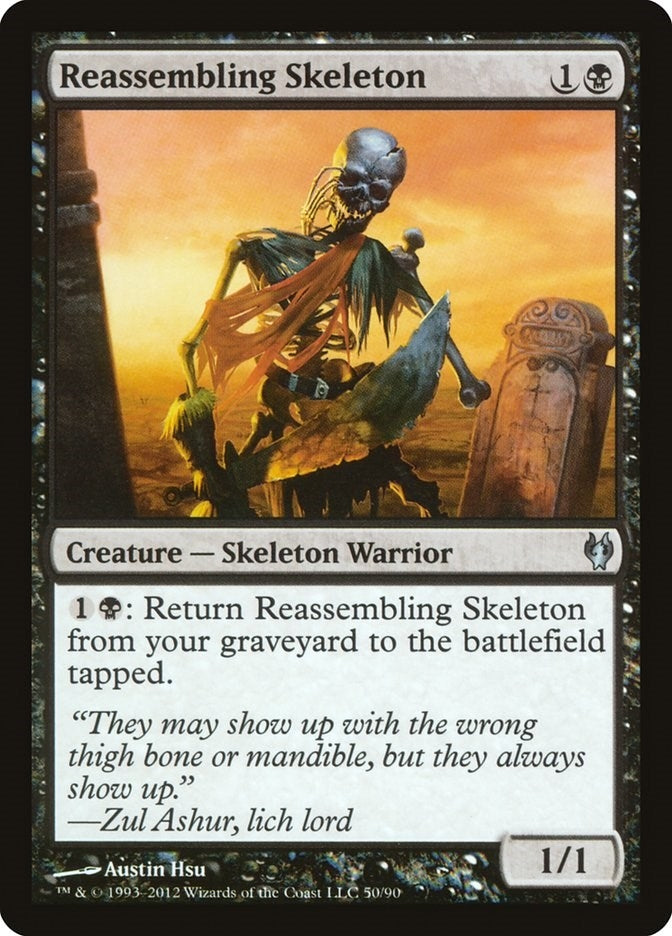 Image for Reassembling Skeleton (50) (Duel Decks: Izzet vs. Golgari) - Magic: The Gathering