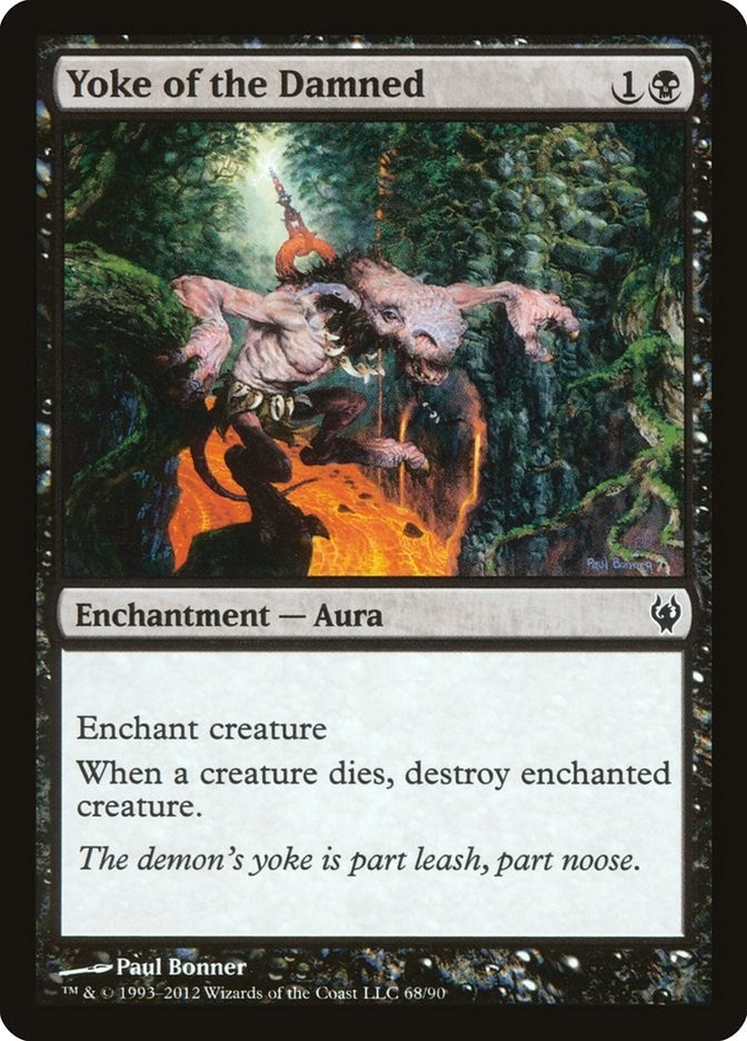 Image for Yoke of the Damned (68) (Duel Decks: Izzet vs. Golgari) - Magic: The Gathering