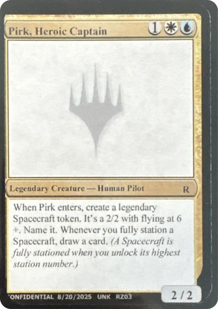 Image for Pirk, Heroic Captain (Un-Known Event Playtest Cards) - Magic: The Gathering