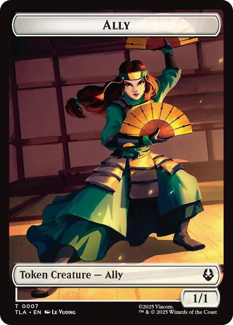 Image for Ally (0007) // Spirit Double-Sided Token (7 // 3) (Avatar: The Last Airbender) - Magic: The Gathering