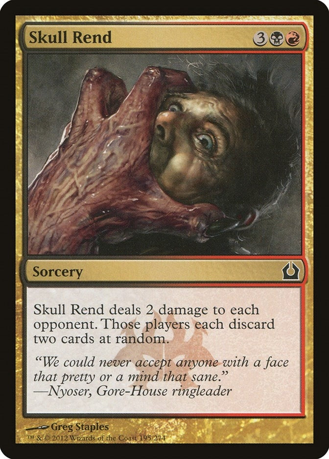 Image for Skull Rend (195) (Return to Ravnica) - Magic: The Gathering