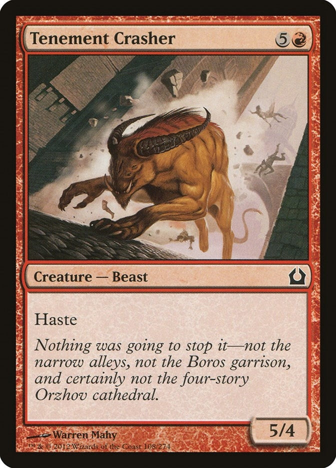 Image for Tenement Crasher (108) (Return to Ravnica) - Magic: The Gathering