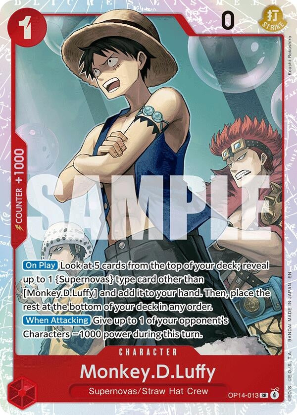 Image for Monkey.D.Luffy (OP14-013) - One Piece Card Game