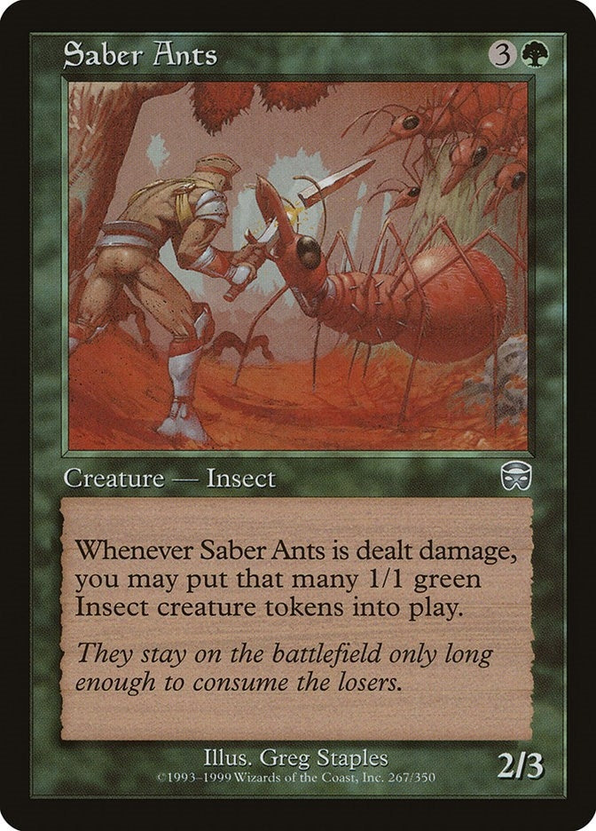 Image for Saber Ants (267) (Mercadian Masques) - Magic: The Gathering