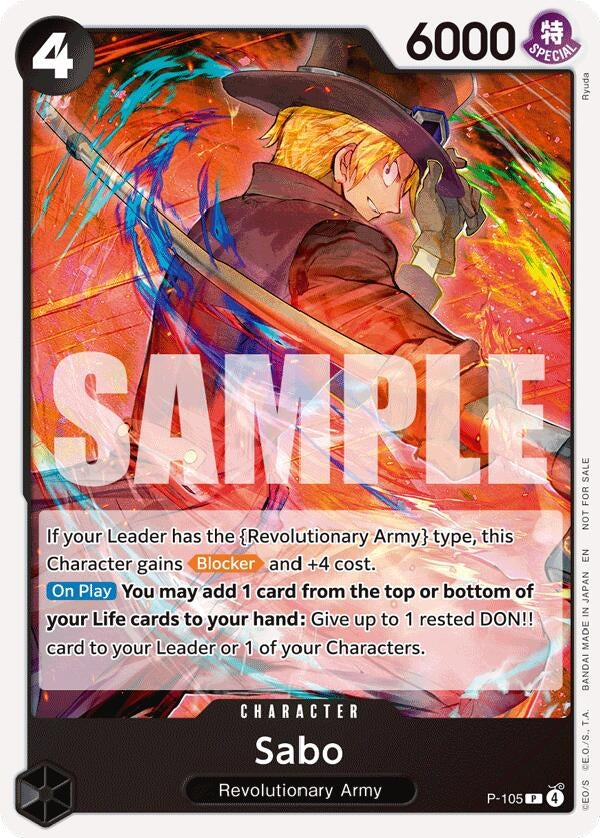 Image for Sabo (Store Tournament 2025 Vol. 4) (P-105) - One Piece Card Game