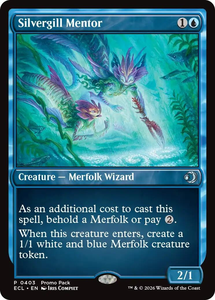 Image for Silvergill Mentor (403) (Lorwyn Eclipsed) - Magic: The Gathering