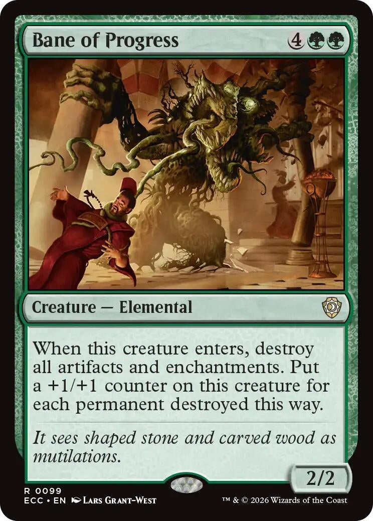 Image for Bane of Progress (99) (Lorwyn Eclipsed) - Magic: The Gathering