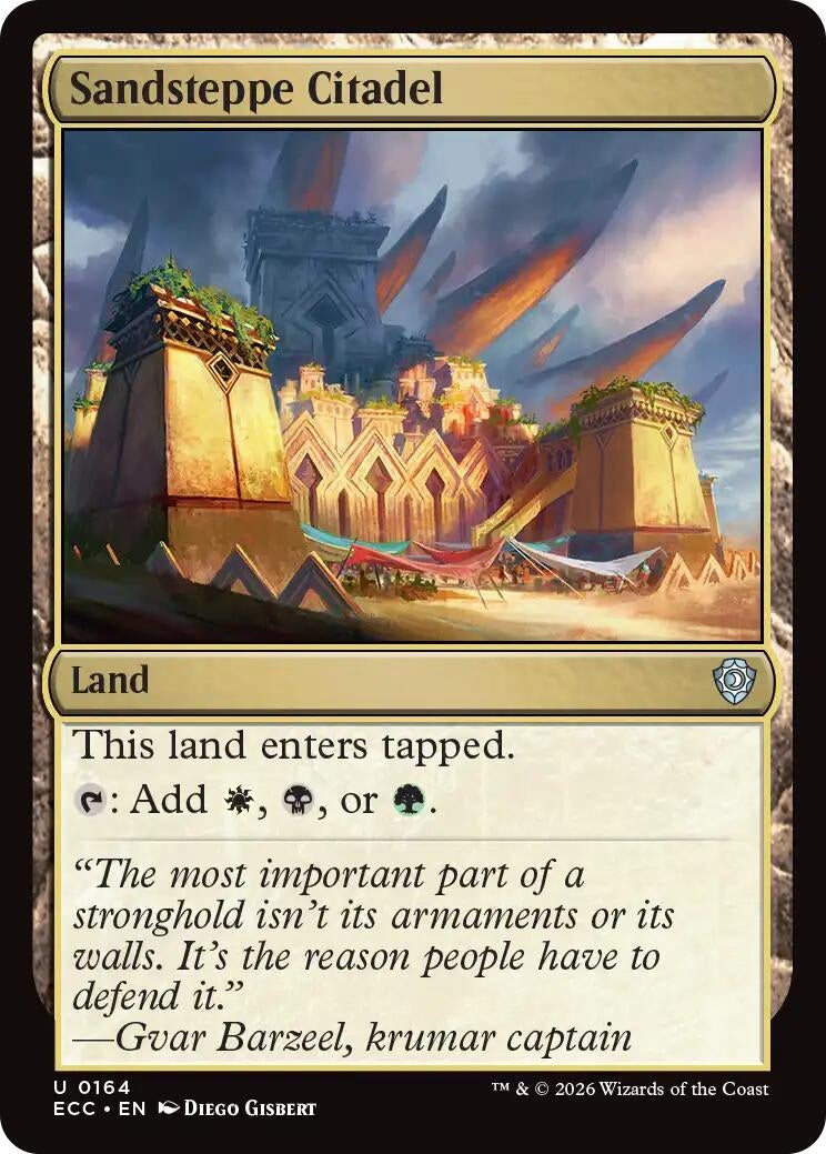 Image for Sandsteppe Citadel (164) (Lorwyn Eclipsed) - Magic: The Gathering