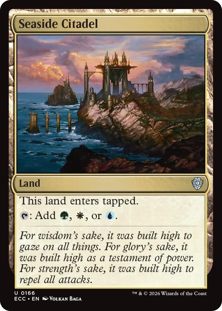Image for Seaside Citadel (166) (Lorwyn Eclipsed) - Magic: The Gathering
