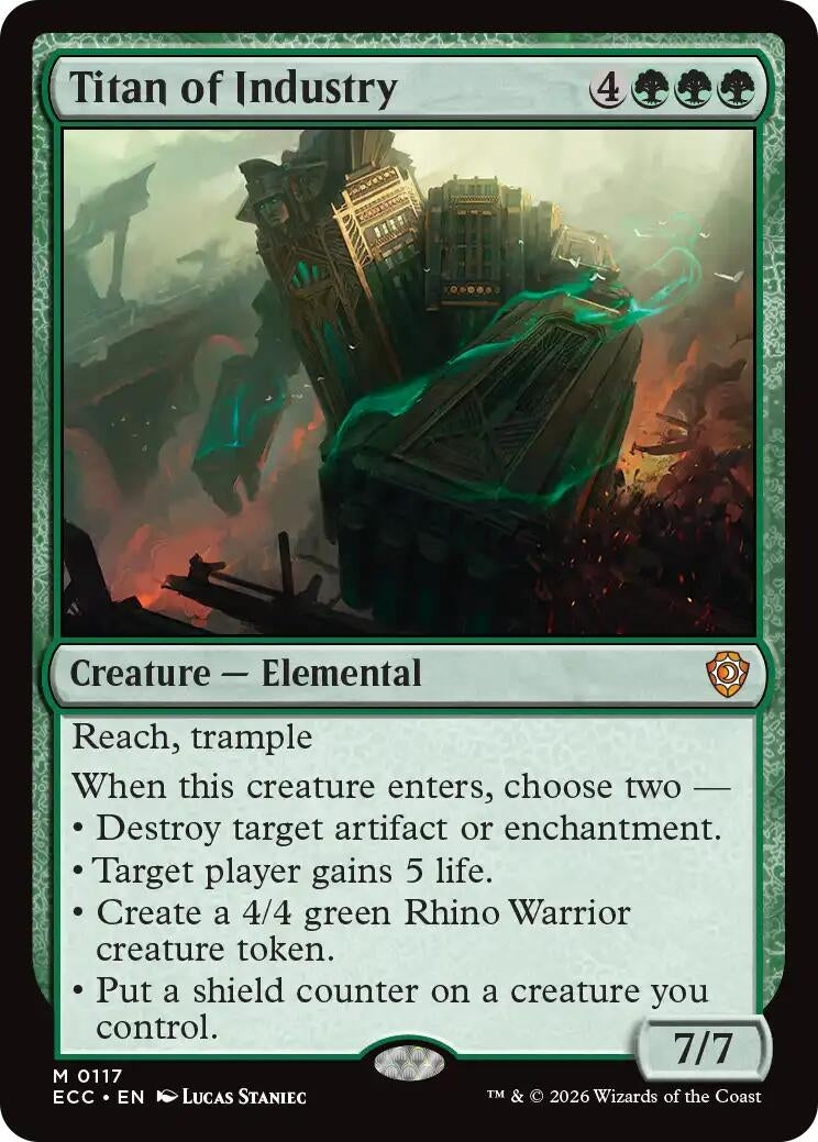 Image for Titan of Industry (117) (Lorwyn Eclipsed) - Magic: The Gathering