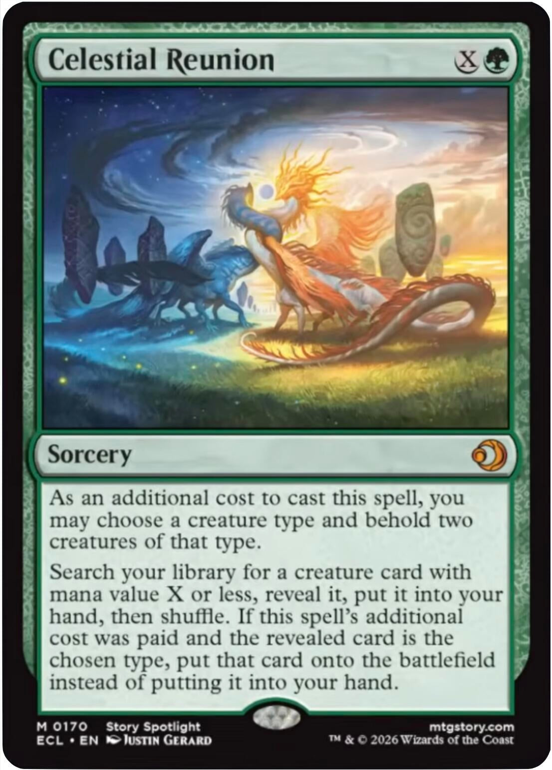 Image for Celestial Reunion (170) (Lorwyn Eclipsed) - Magic: The Gathering