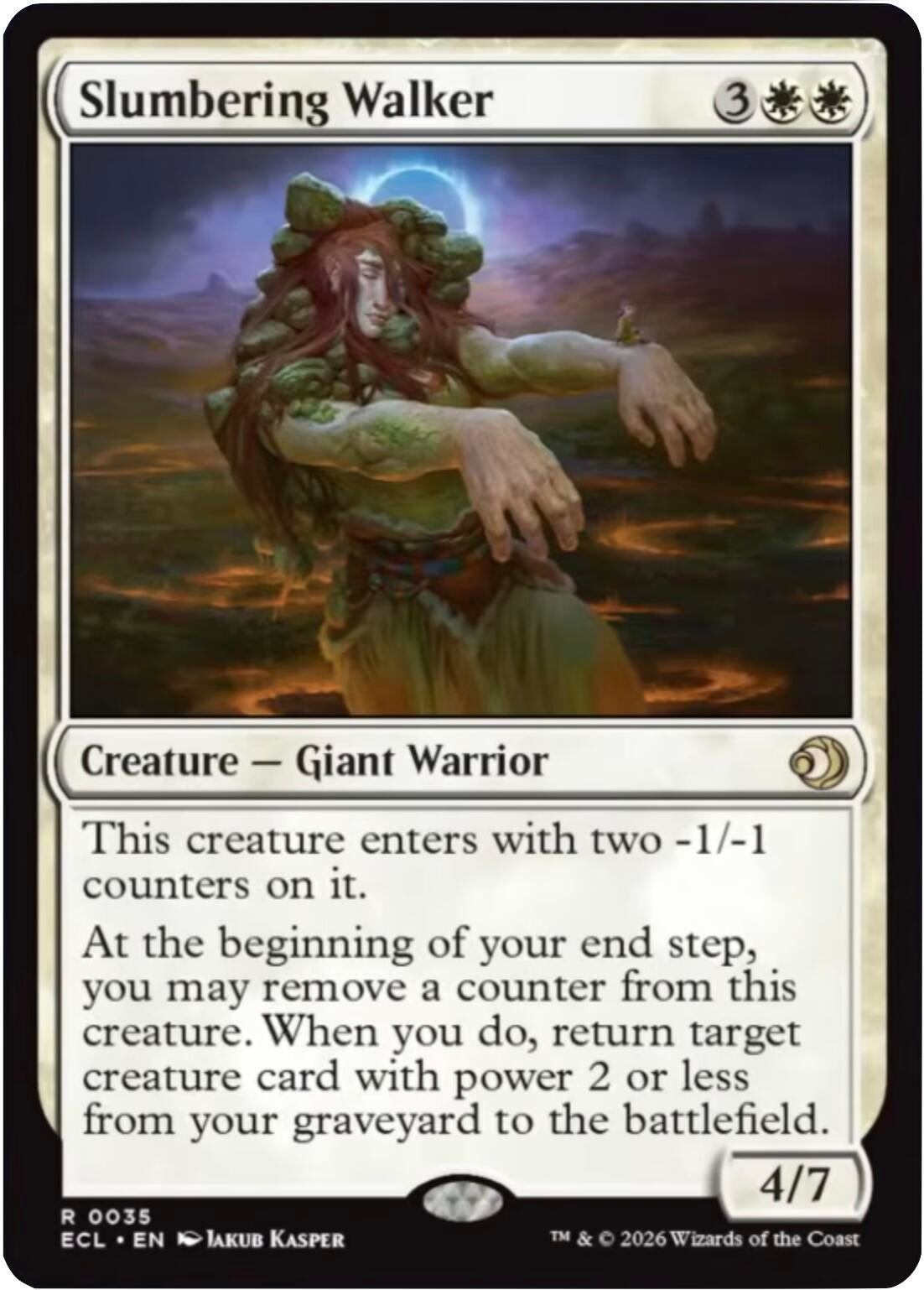 Image for Slumbering Walker (35) (Lorwyn Eclipsed) - Magic: The Gathering