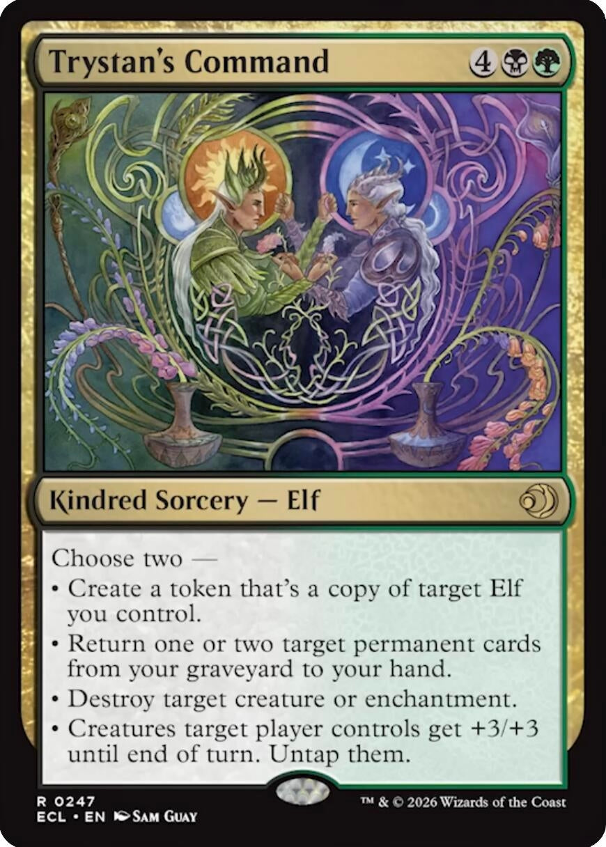 Image for Trystan's Command (247) (Lorwyn Eclipsed) - Magic: The Gathering