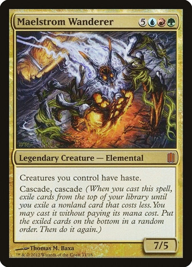 Image for Maelstrom Wanderer (11) (Commander's Arsenal) - Magic: The Gathering