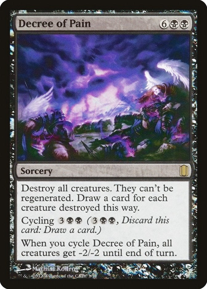 Image for Decree of Pain (3) (Commander's Arsenal) - Magic: The Gathering