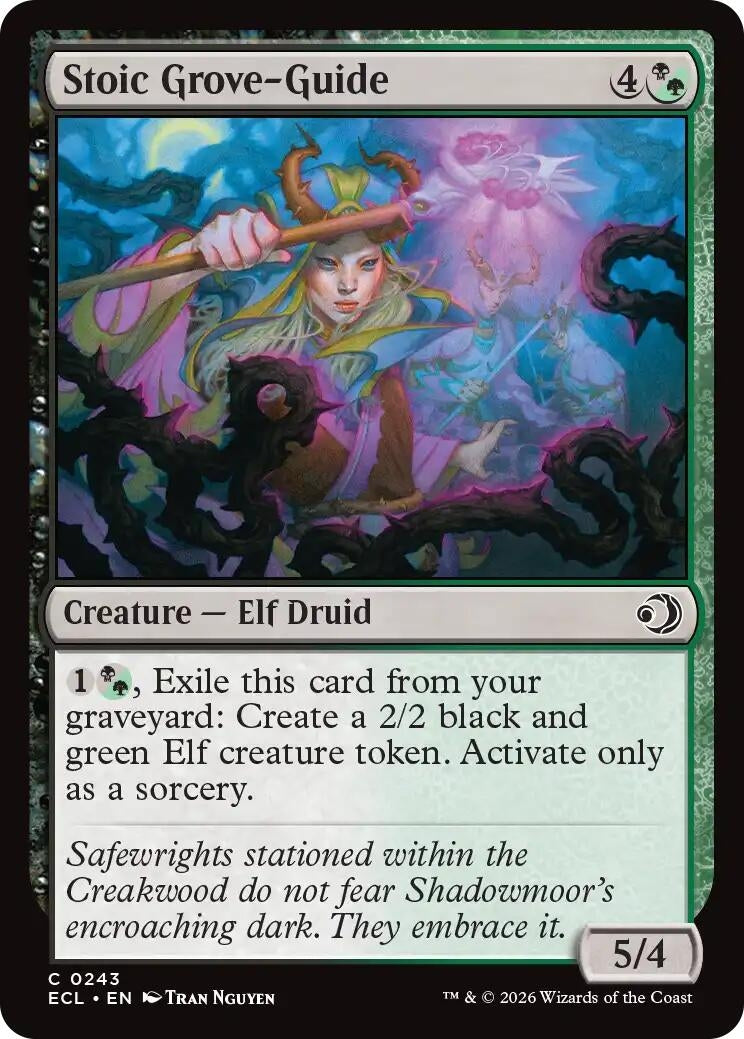Image for Stoic Grove-Guide (243) (Lorwyn Eclipsed) - Magic: The Gathering