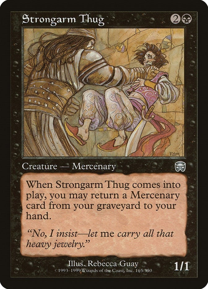 Image for Strongarm Thug (165) (Mercadian Masques) - Magic: The Gathering