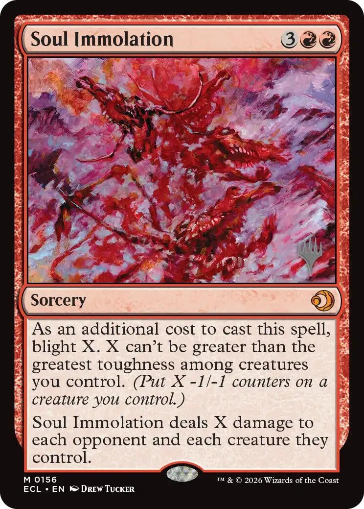 Image for Soul Immolation (156) (Lorwyn Eclipsed) - Magic: The Gathering
