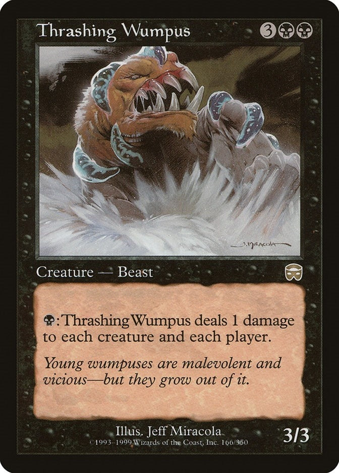 Image for Thrashing Wumpus (166) (Mercadian Masques) - Magic: The Gathering