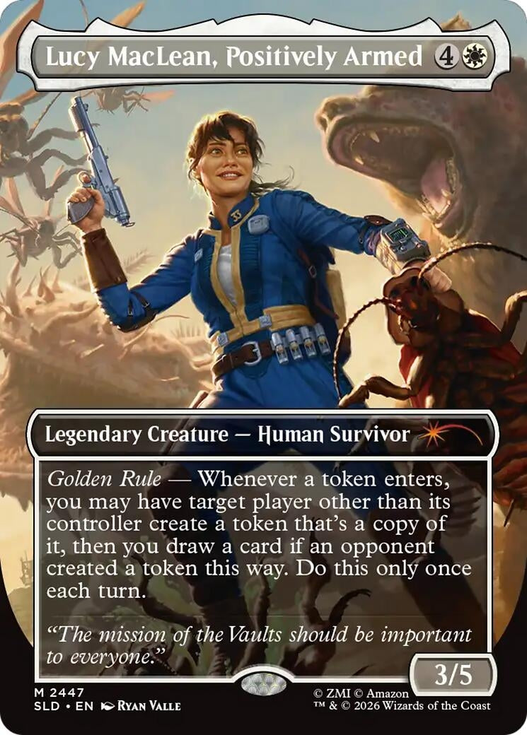 Image for Lucy MacLean, Positively Armed (2447) (Secret Lair Drop Series) - Magic: The Gathering