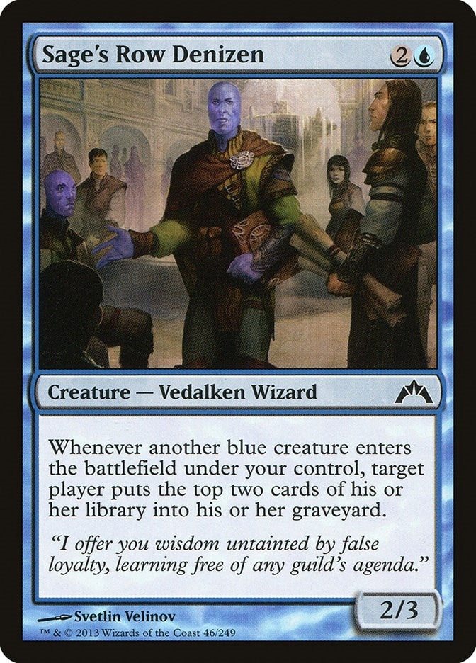 Image for Sage's Row Denizen (46) (Gatecrash) - Magic: The Gathering
