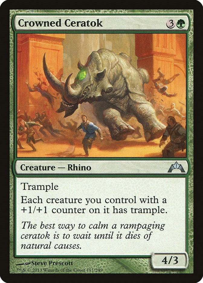 Image for Crowned Ceratok (117) (Gatecrash) - Magic: The Gathering