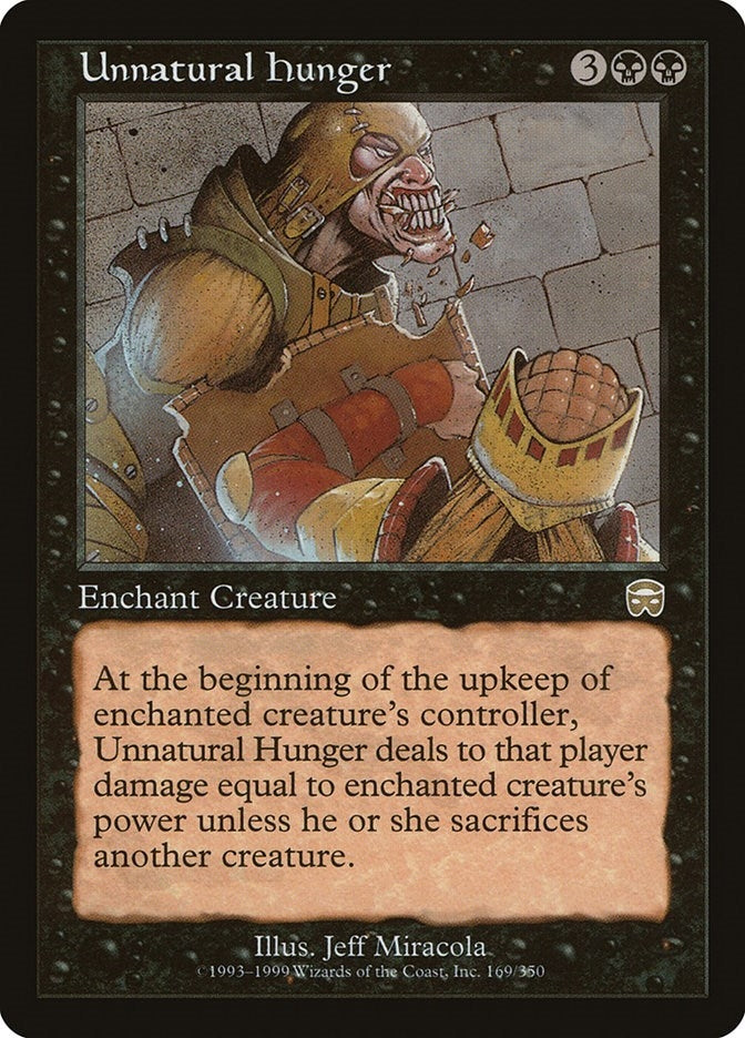 Image for Unnatural Hunger (169) (Mercadian Masques) - Magic: The Gathering