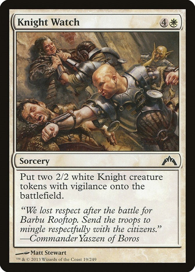 Image for Knight Watch (19) (Gatecrash) - Magic: The Gathering