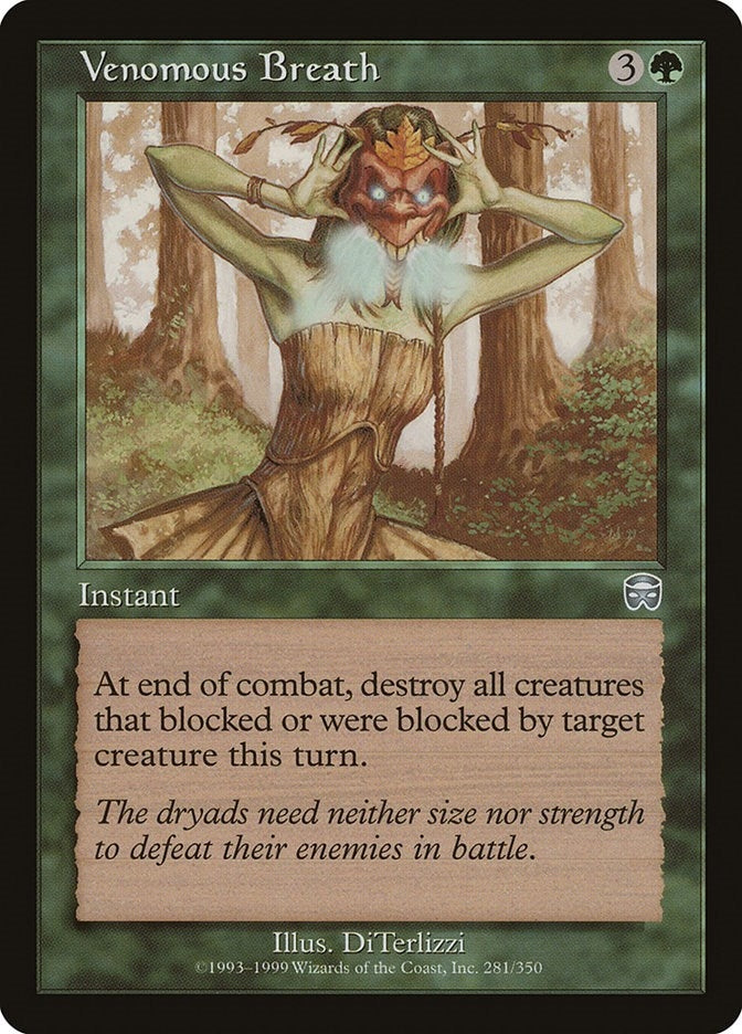 Image for Venomous Breath (281) (Mercadian Masques) - Magic: The Gathering