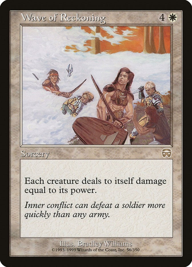 Image for Wave of Reckoning (56) (Mercadian Masques) - Magic: The Gathering