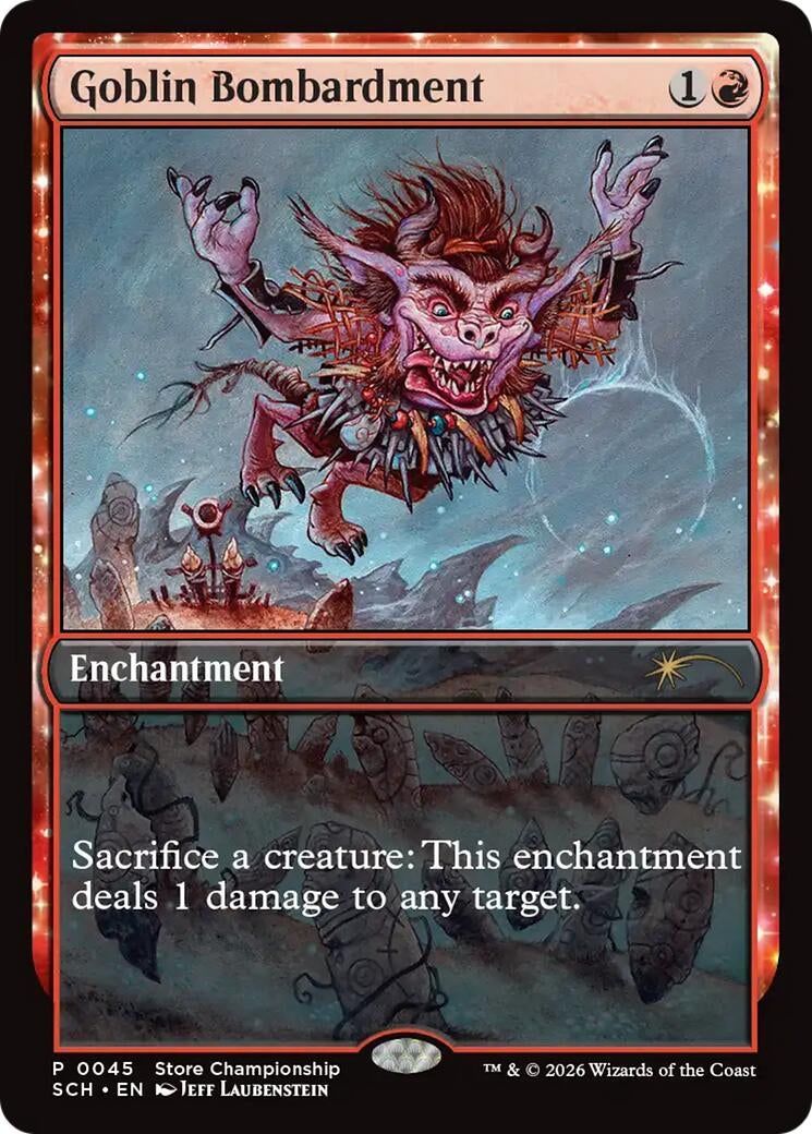Image for Goblin Bombardment (45) (Game Day & Store Championship Promos) - Magic: The Gathering