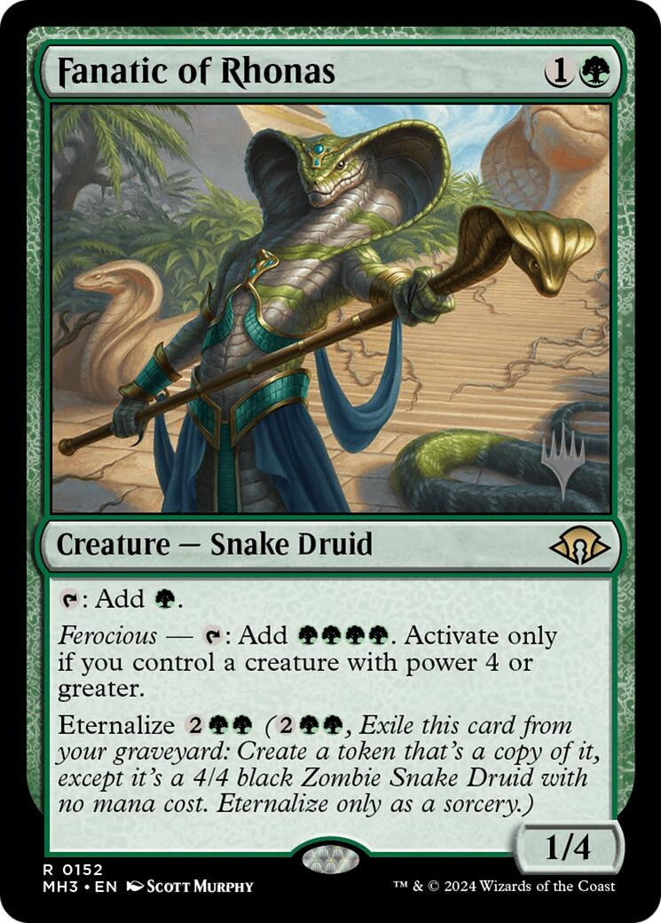 Image for Fanatic of Rhonas (152) (Lorwyn Eclipsed) - Magic: The Gathering