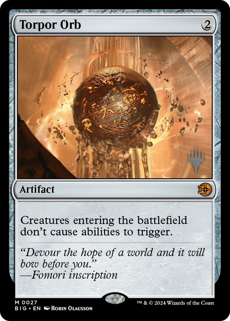 Image for Torpor Orb (27) (Lorwyn Eclipsed) - Magic: The Gathering