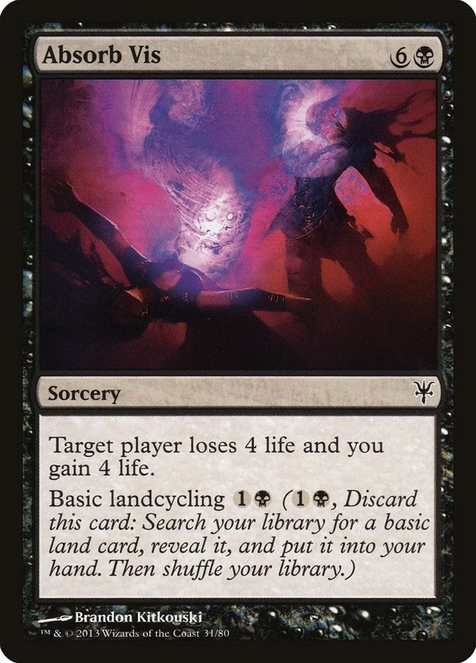 Image for Absorb Vis (31) (Duel Decks: Sorin vs. Tibalt) - Magic: The Gathering