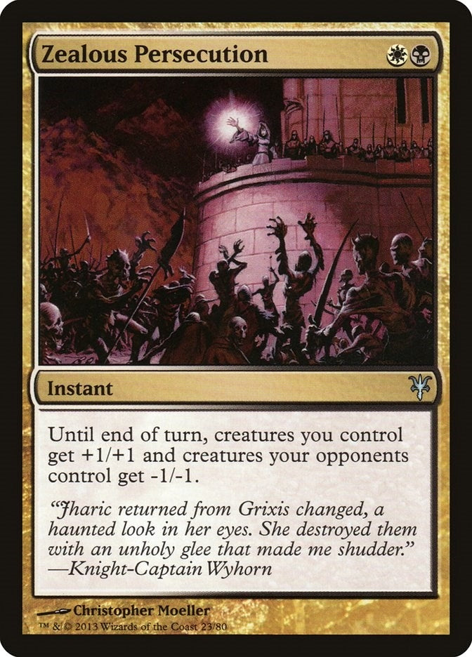 Image for Zealous Persecution (23) (Duel Decks: Sorin vs. Tibalt) - Magic: The Gathering
