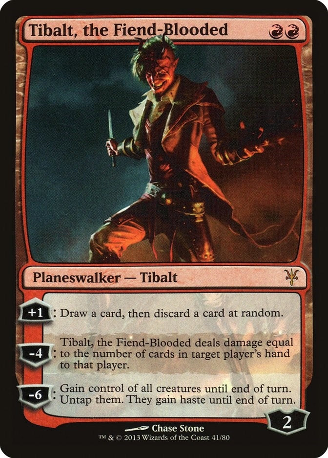 Image for Tibalt, the Fiend-Blooded (41) (Duel Decks: Sorin vs. Tibalt) - Magic: The Gathering