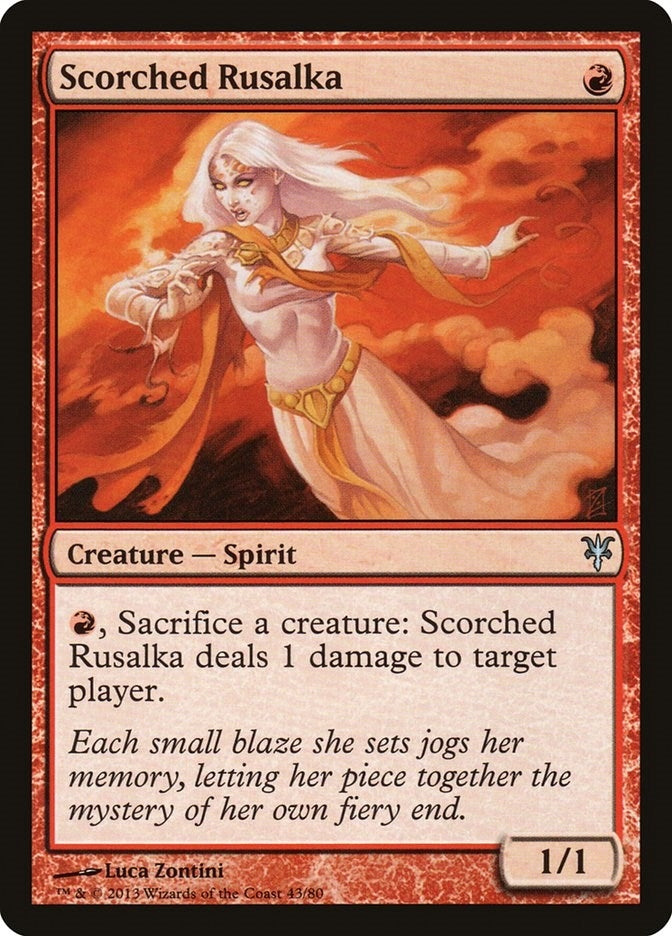 Image for Scorched Rusalka (43) (Duel Decks: Sorin vs. Tibalt) - Magic: The Gathering