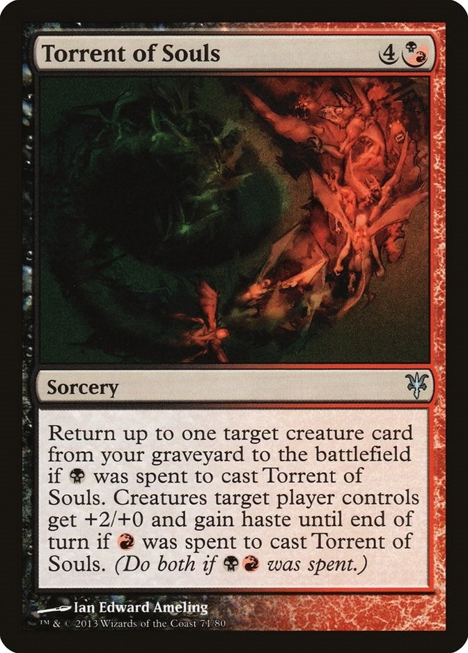 Image for Torrent of Souls (71) (Duel Decks: Sorin vs. Tibalt) - Magic: The Gathering