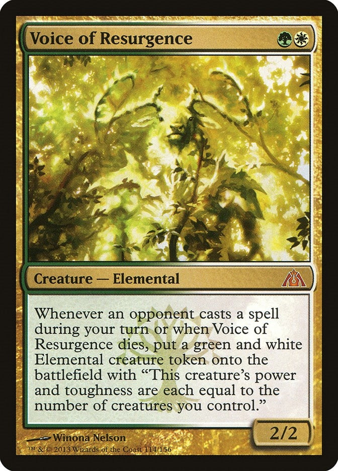 Image for Voice of Resurgence (114) (Dragon's Maze) - Magic: The Gathering