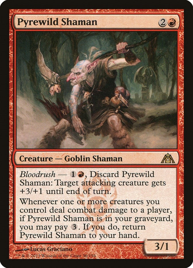 Image for Pyrewild Shaman (36) (Dragon's Maze) - Magic: The Gathering