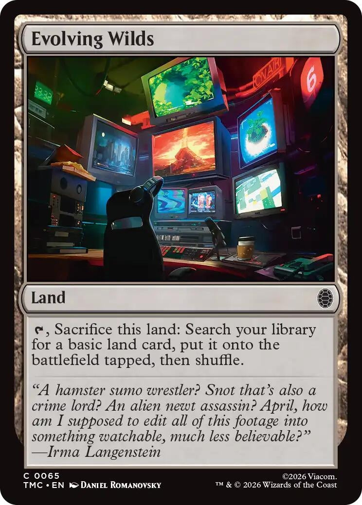 Image for Evolving Wilds (65) (Teenage Mutant Ninja Turtles) - Magic: The Gathering