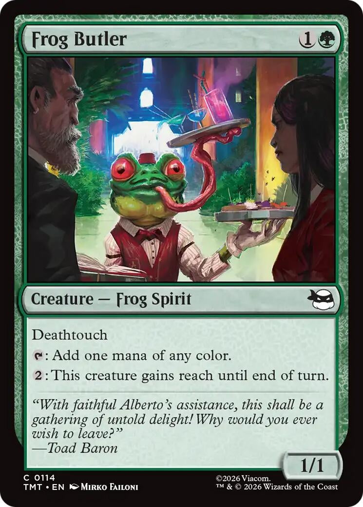 Image for Frog Butler (114) (Teenage Mutant Ninja Turtles) - Magic: The Gathering
