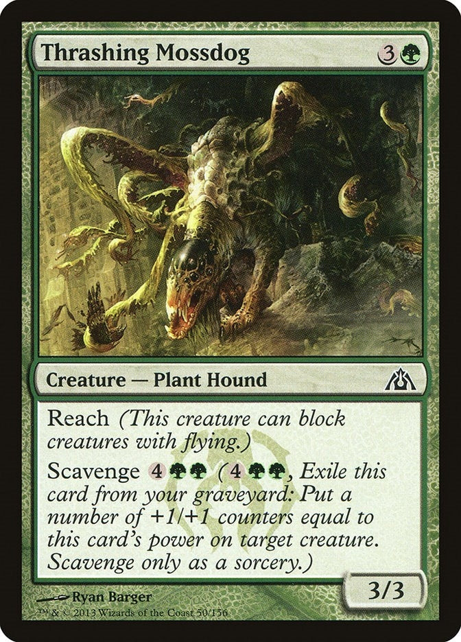 Image for Thrashing Mossdog (50) (Dragon's Maze) - Magic: The Gathering