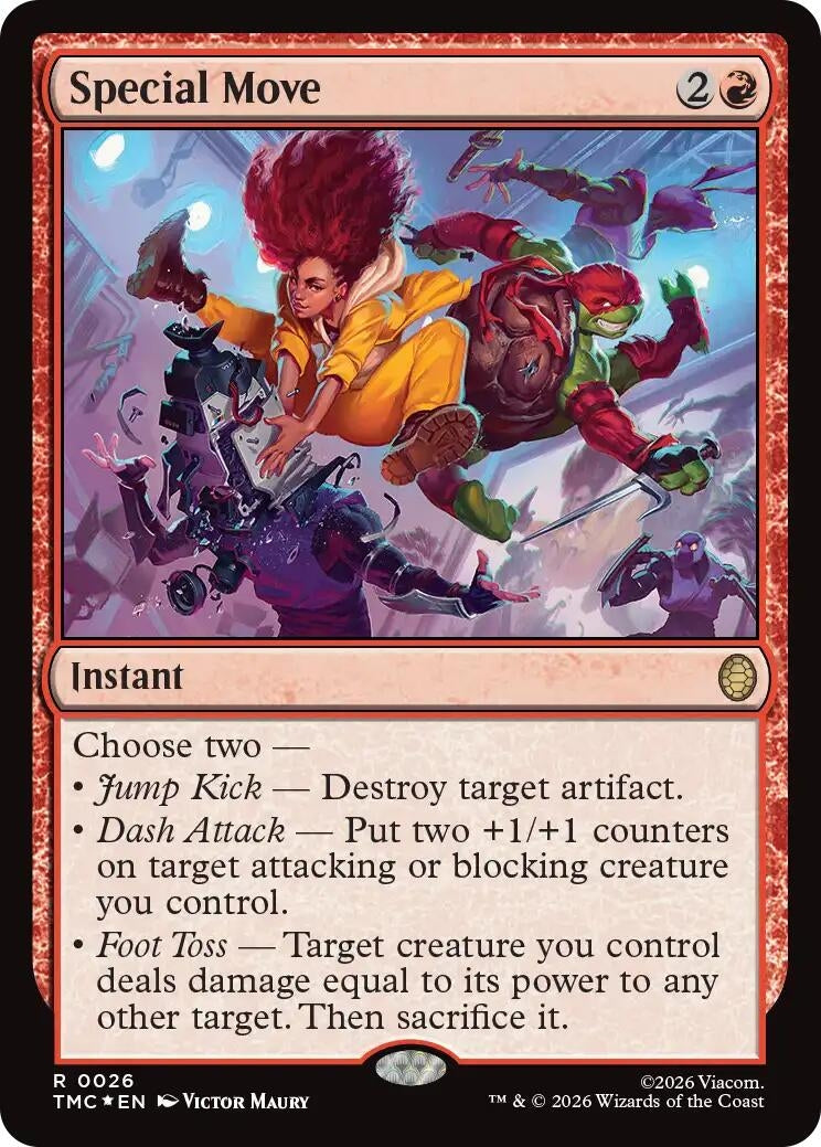 Image for Special Move (Surge Foil) (26) (Teenage Mutant Ninja Turtles) - Magic: The Gathering